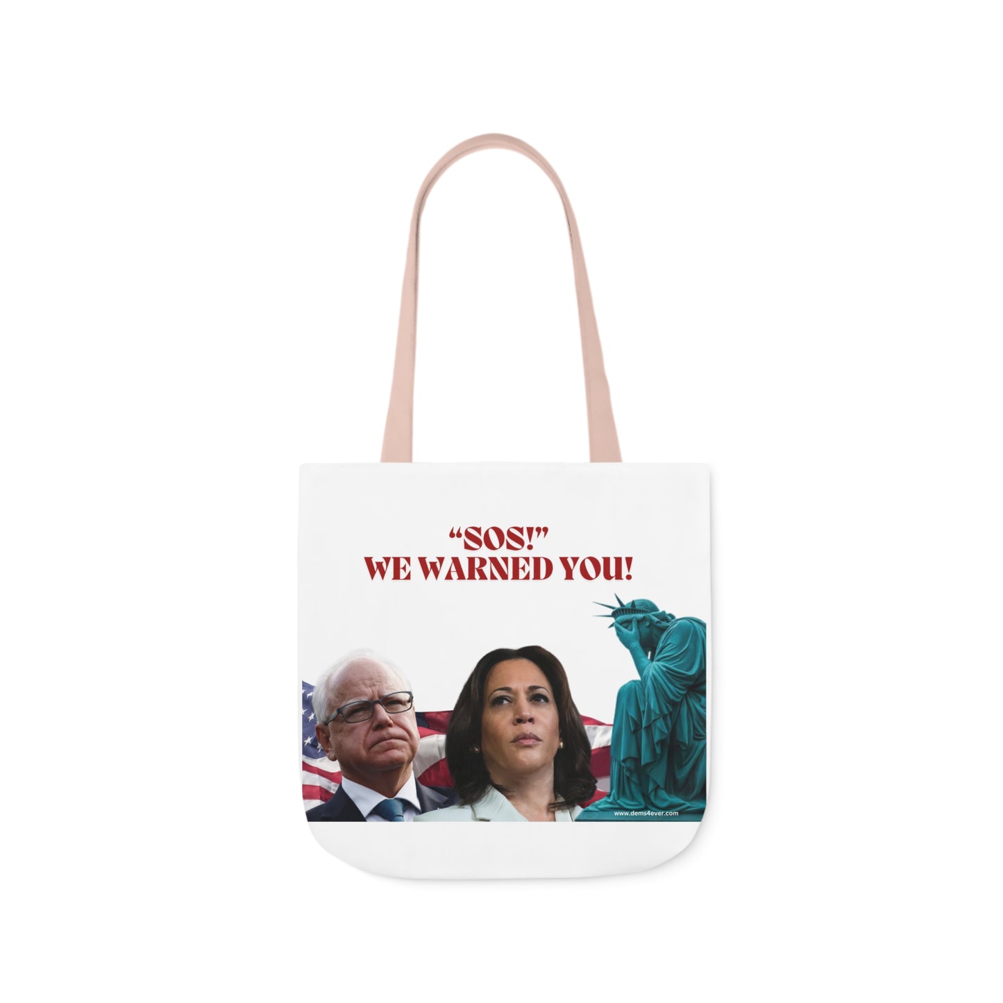Canvas Tote Bag, 5-Color Straps
