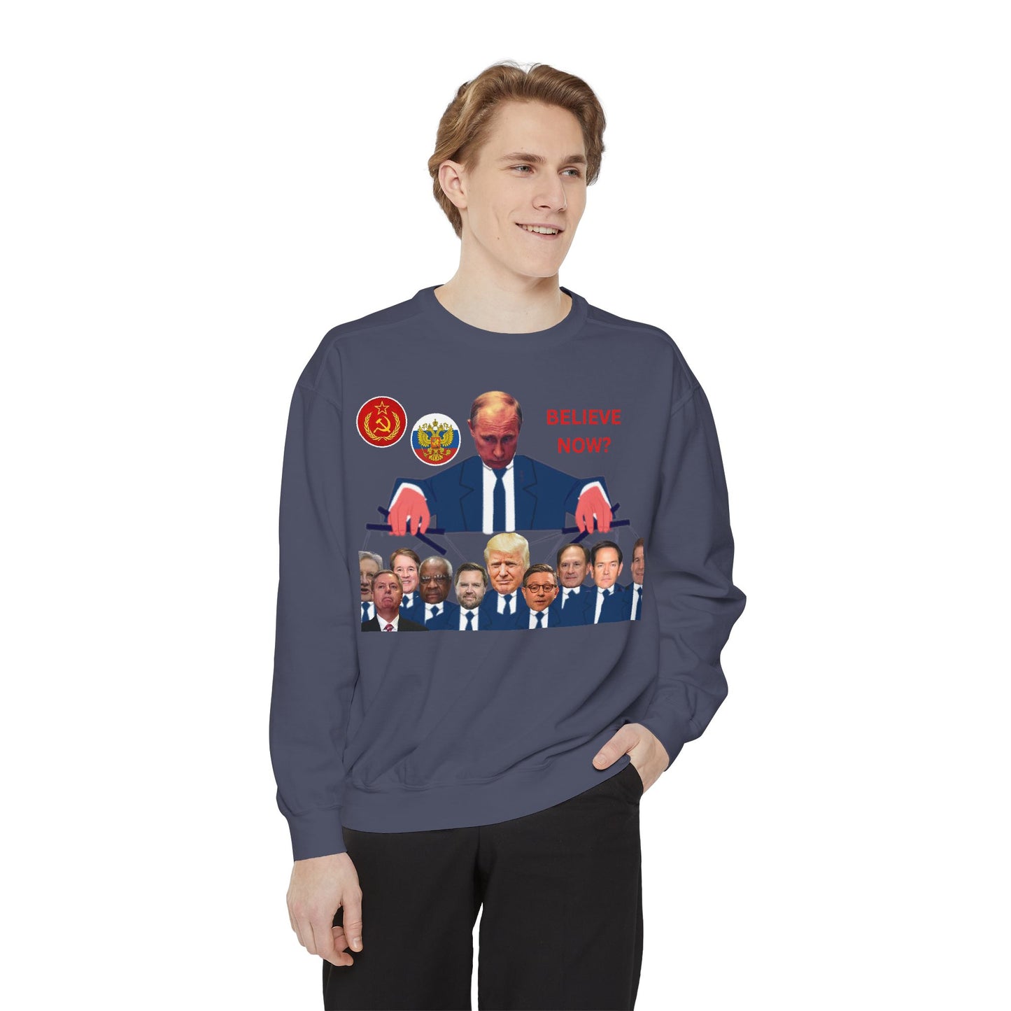 Unisex Garment-Dyed Sweatshirt
