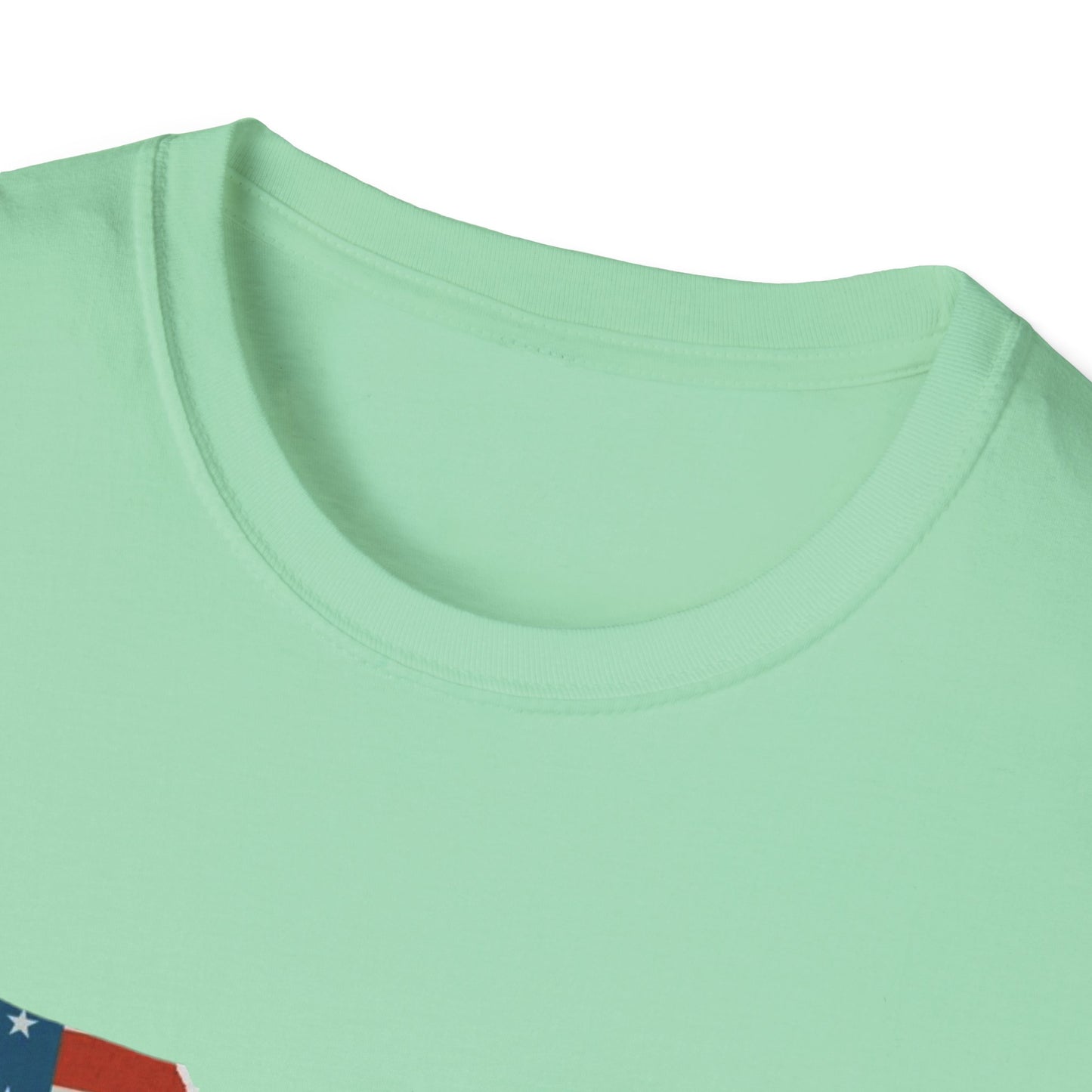 Patriotic Unisex Softstyle T-Shirt – Celebrate Unity & Inspiration