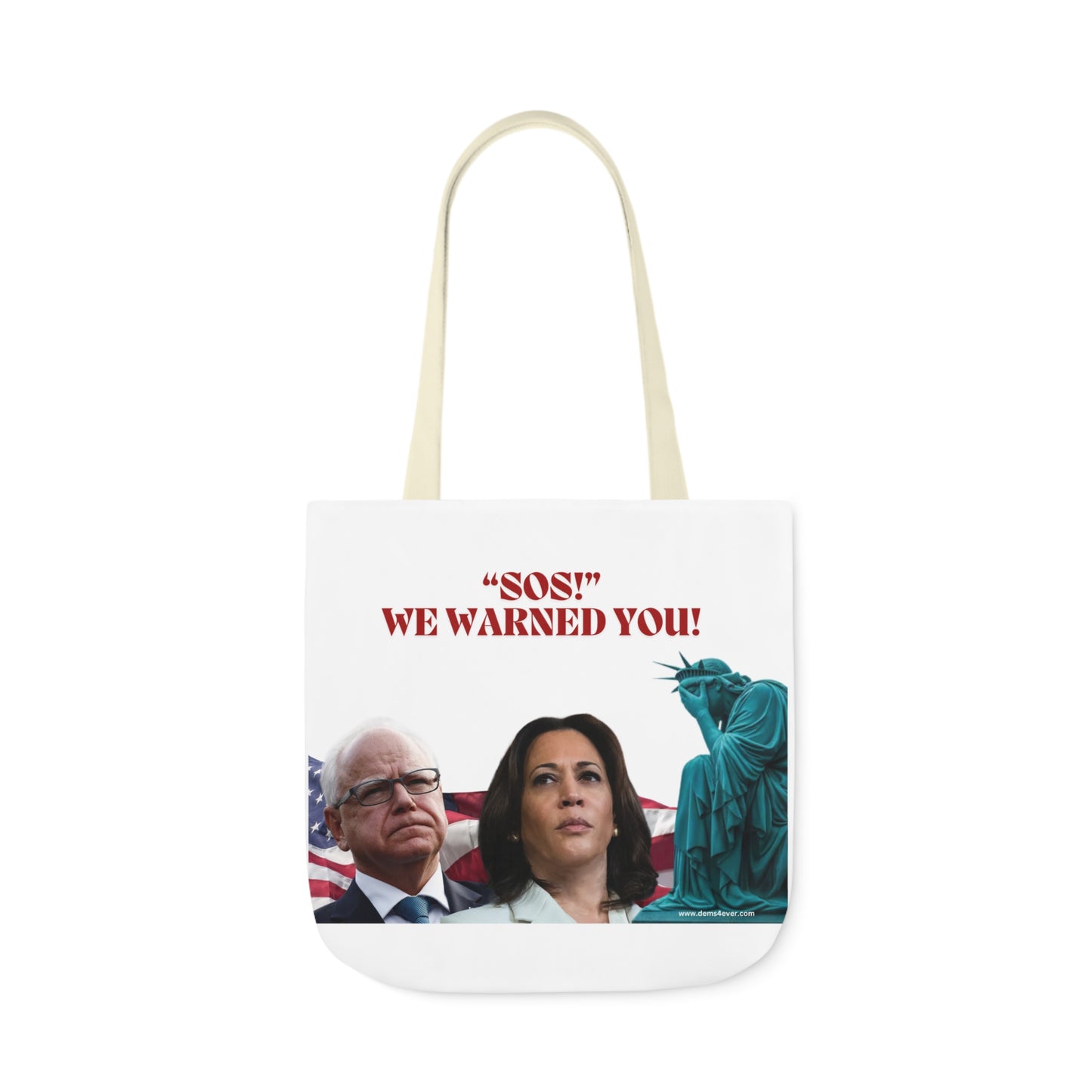 Canvas Tote Bag, 5-Color Straps