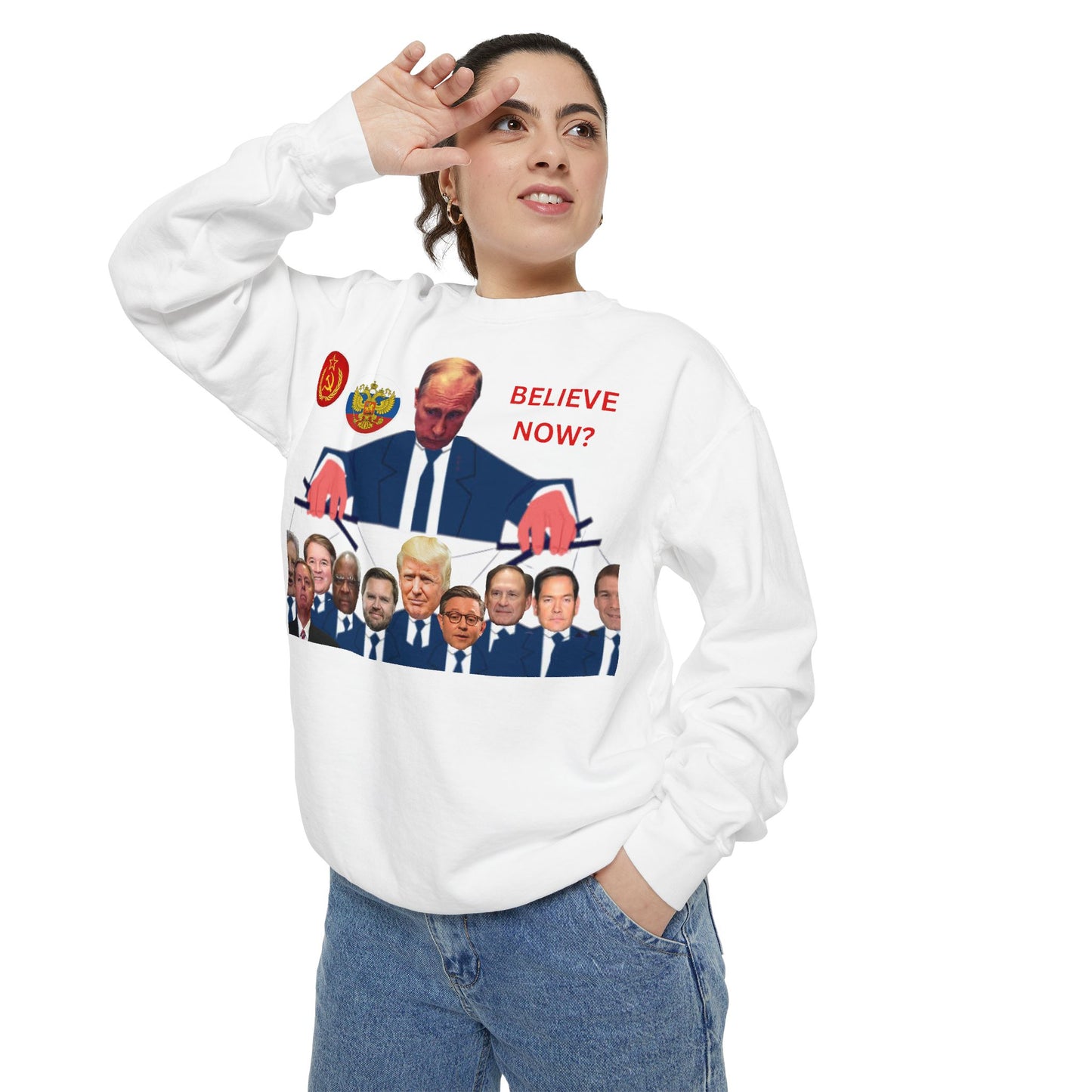 Unisex Garment-Dyed Sweatshirt