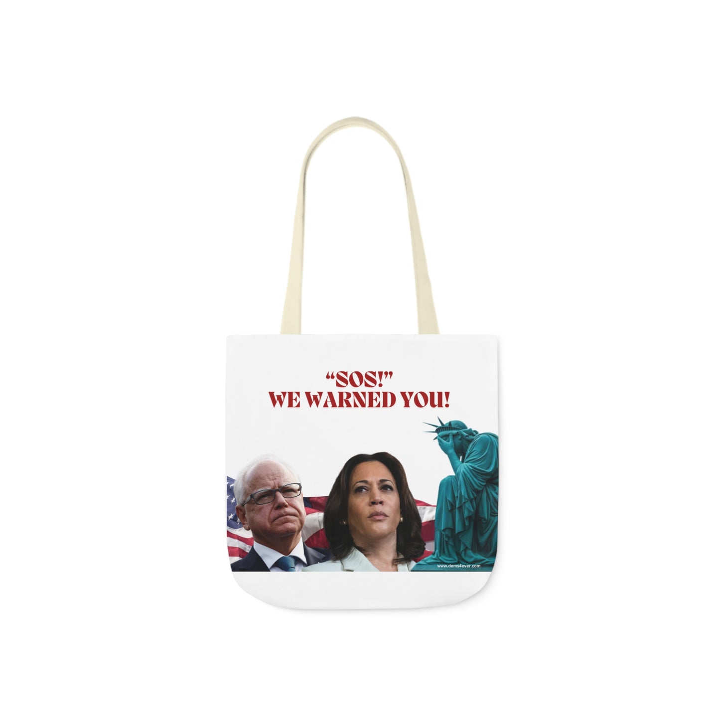 Canvas Tote Bag, 5-Color Straps