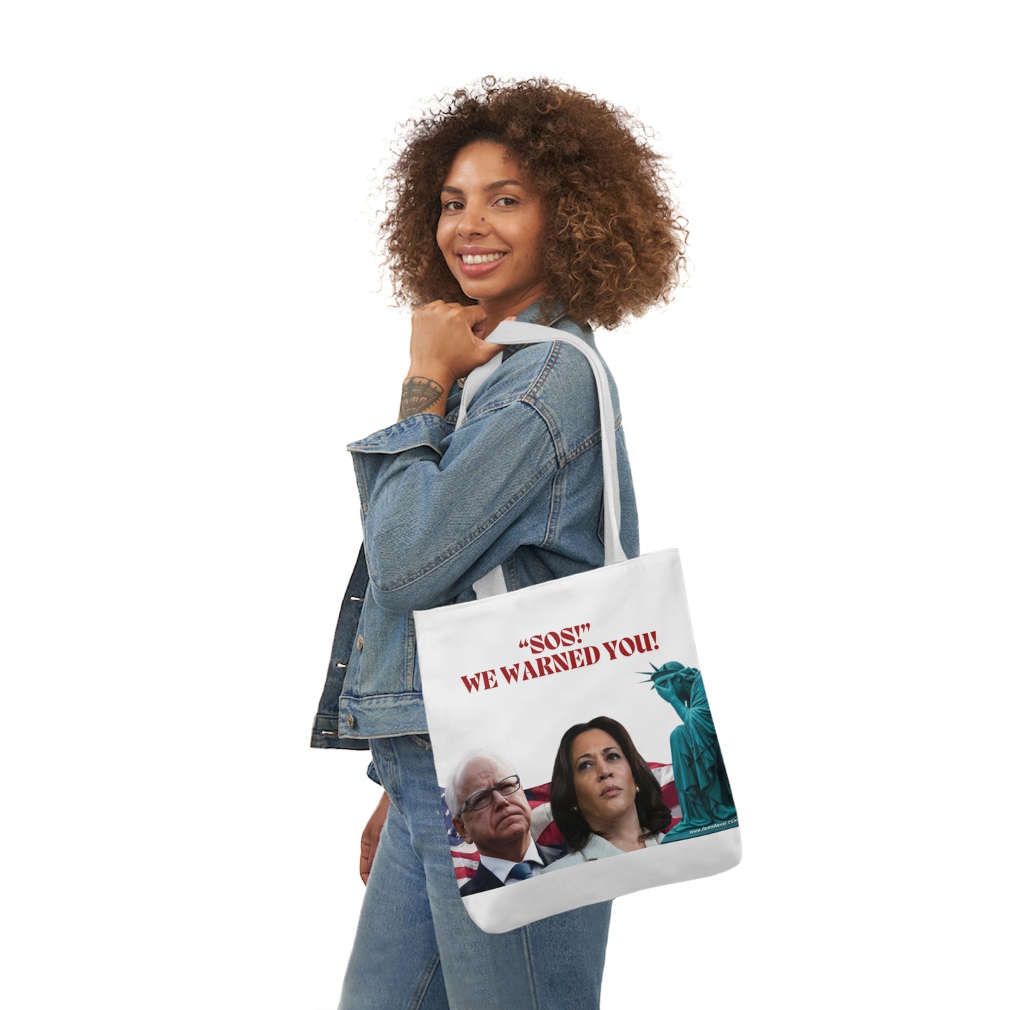 Canvas Tote Bag, 5-Color Straps