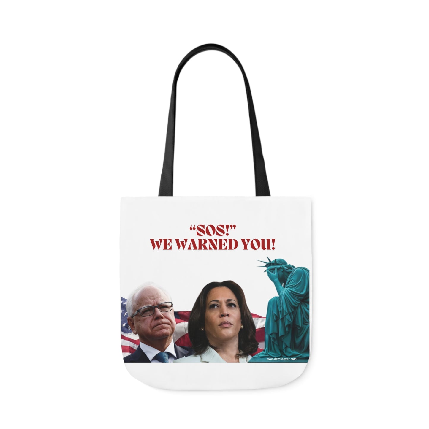 Canvas Tote Bag, 5-Color Straps