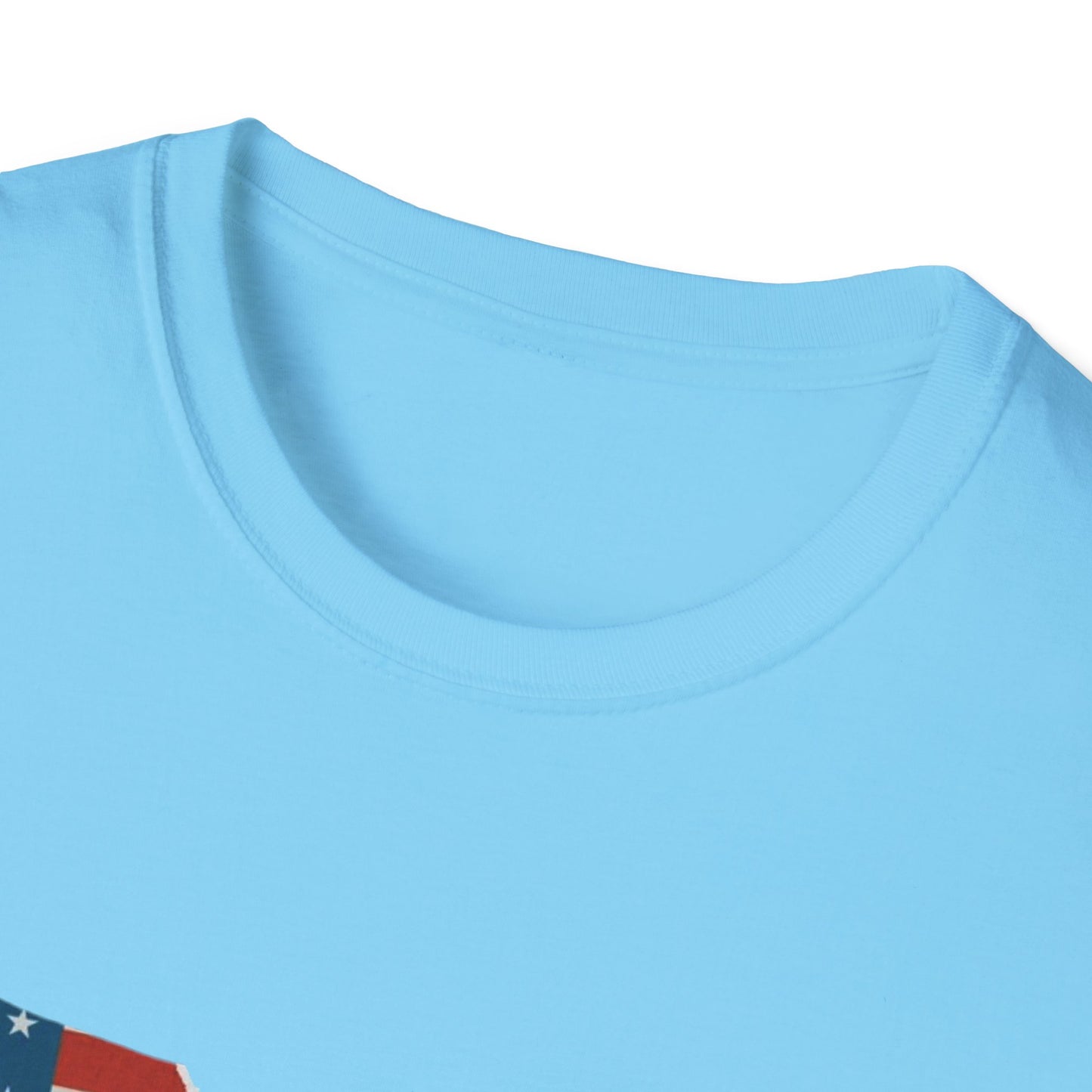 Patriotic Unisex Softstyle T-Shirt – Celebrate Unity & Inspiration