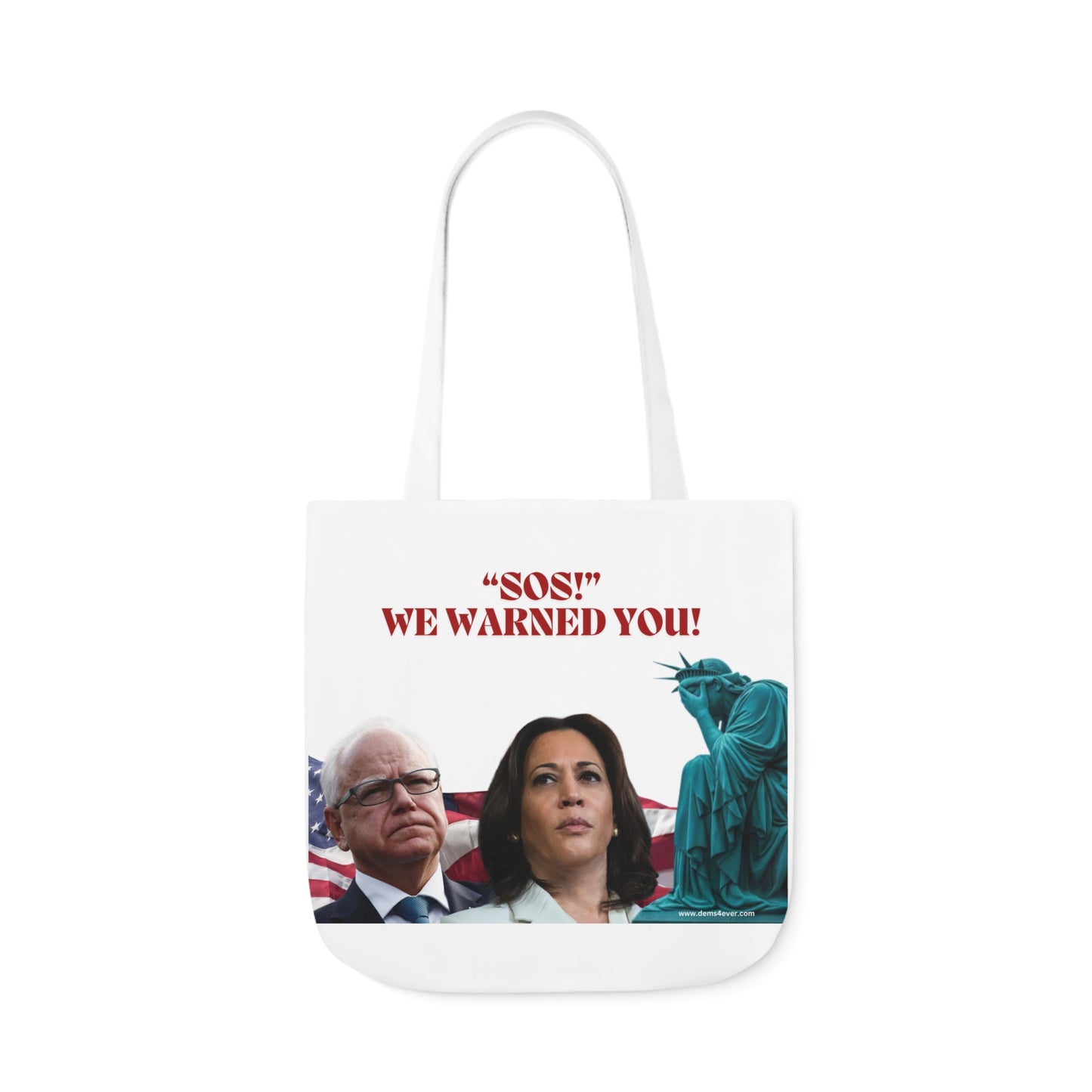 Canvas Tote Bag, 5-Color Straps