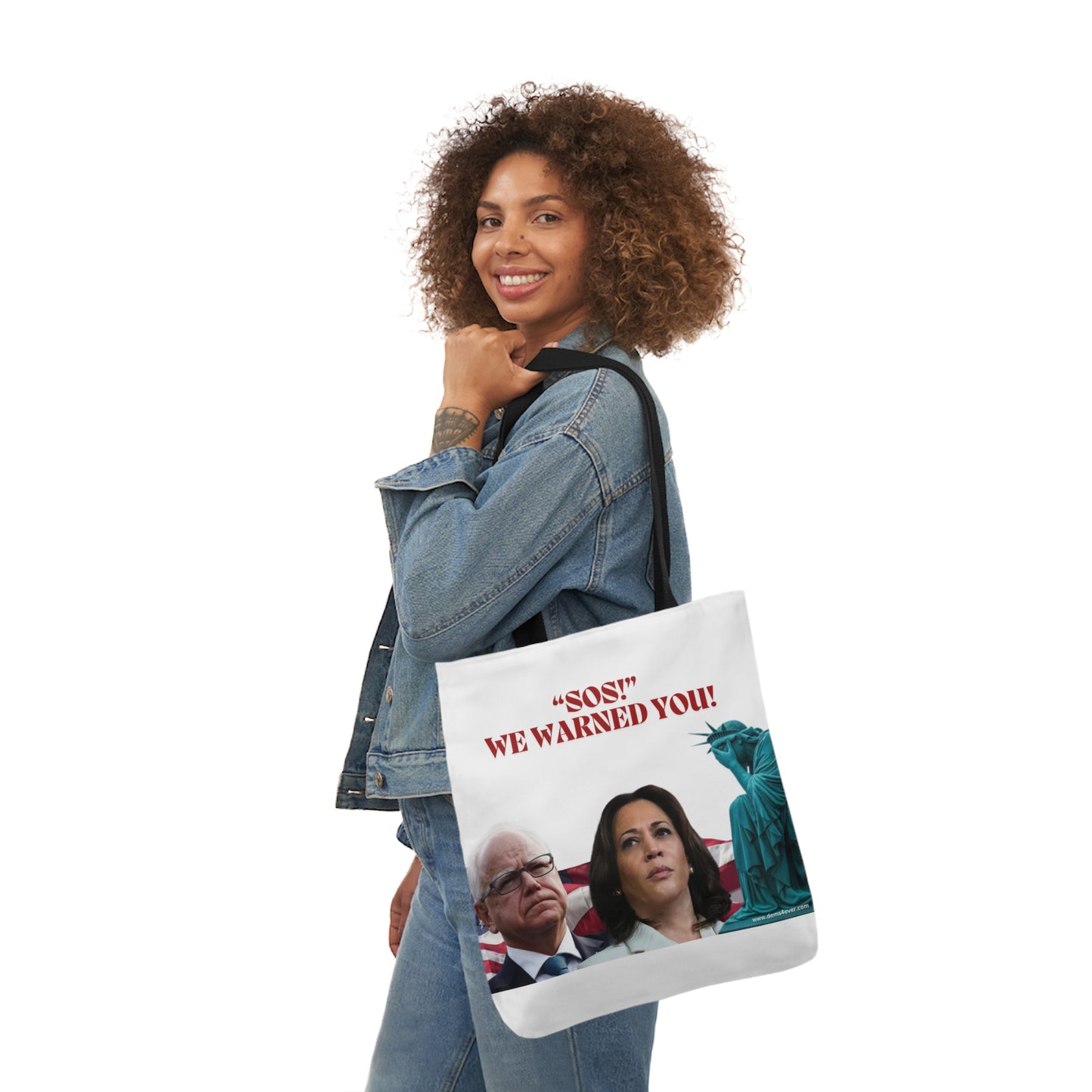 Canvas Tote Bag, 5-Color Straps