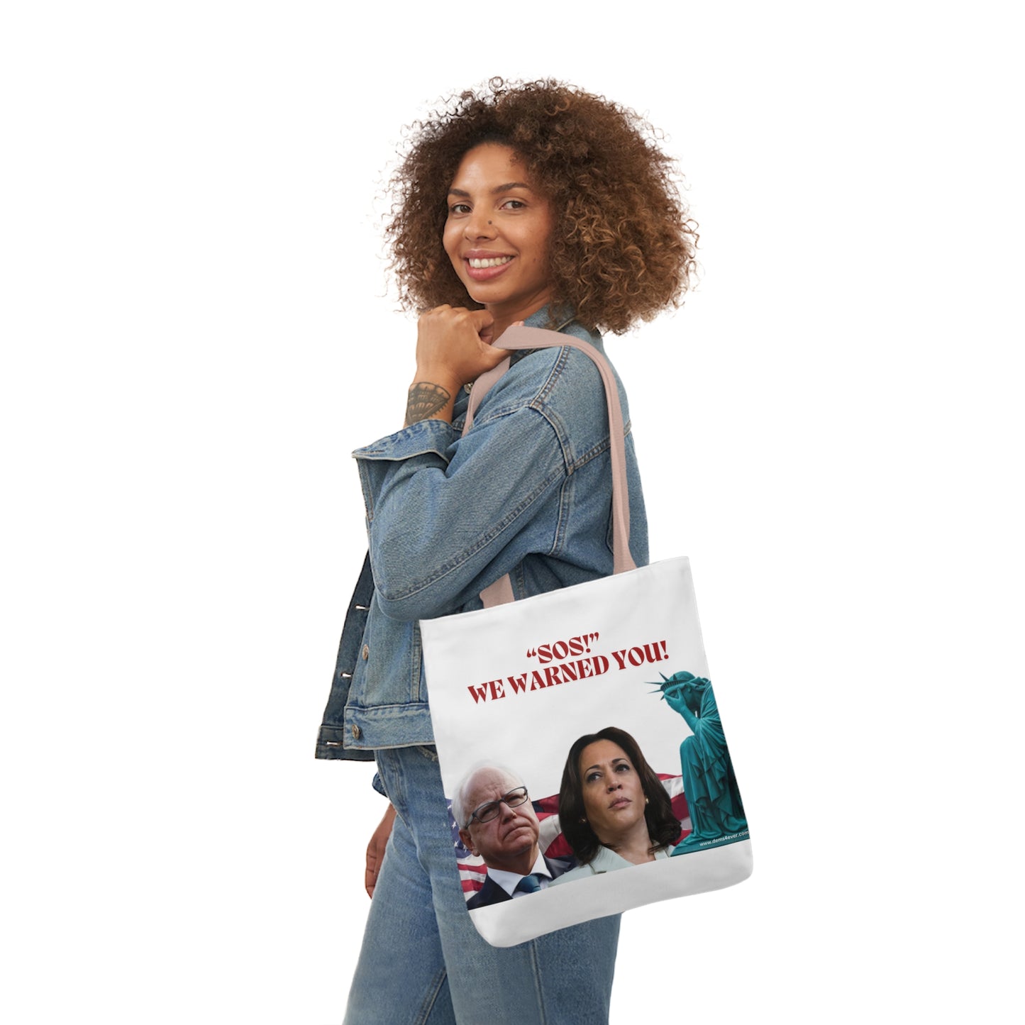 Canvas Tote Bag, 5-Color Straps