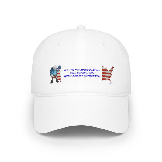 Inspirational Low Profile Baseball Cap - Motivational Quote Hat for Everyday Style