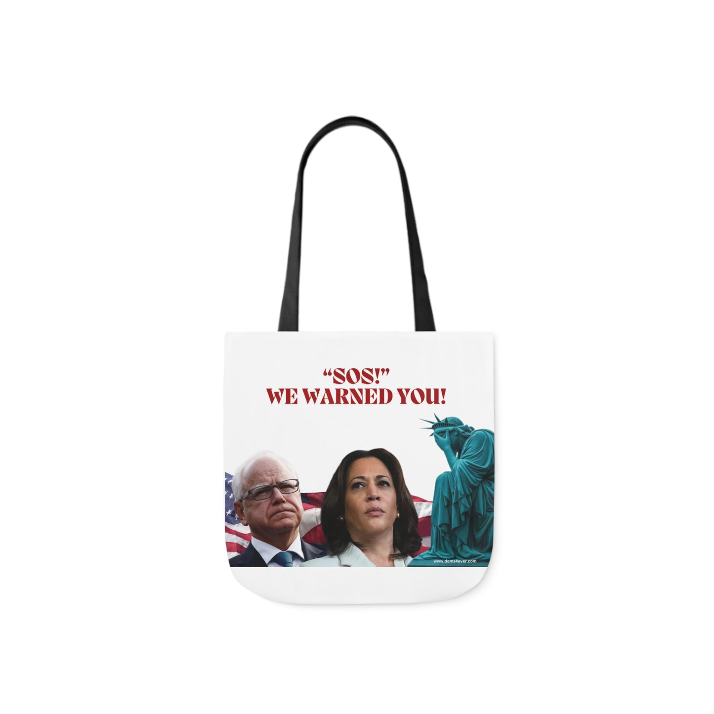 Canvas Tote Bag, 5-Color Straps