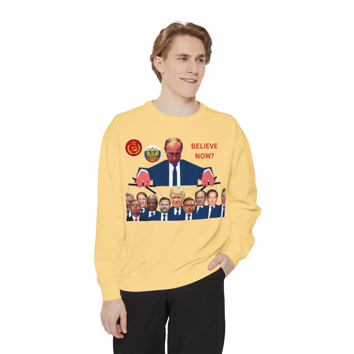 Unisex Garment-Dyed Sweatshirt