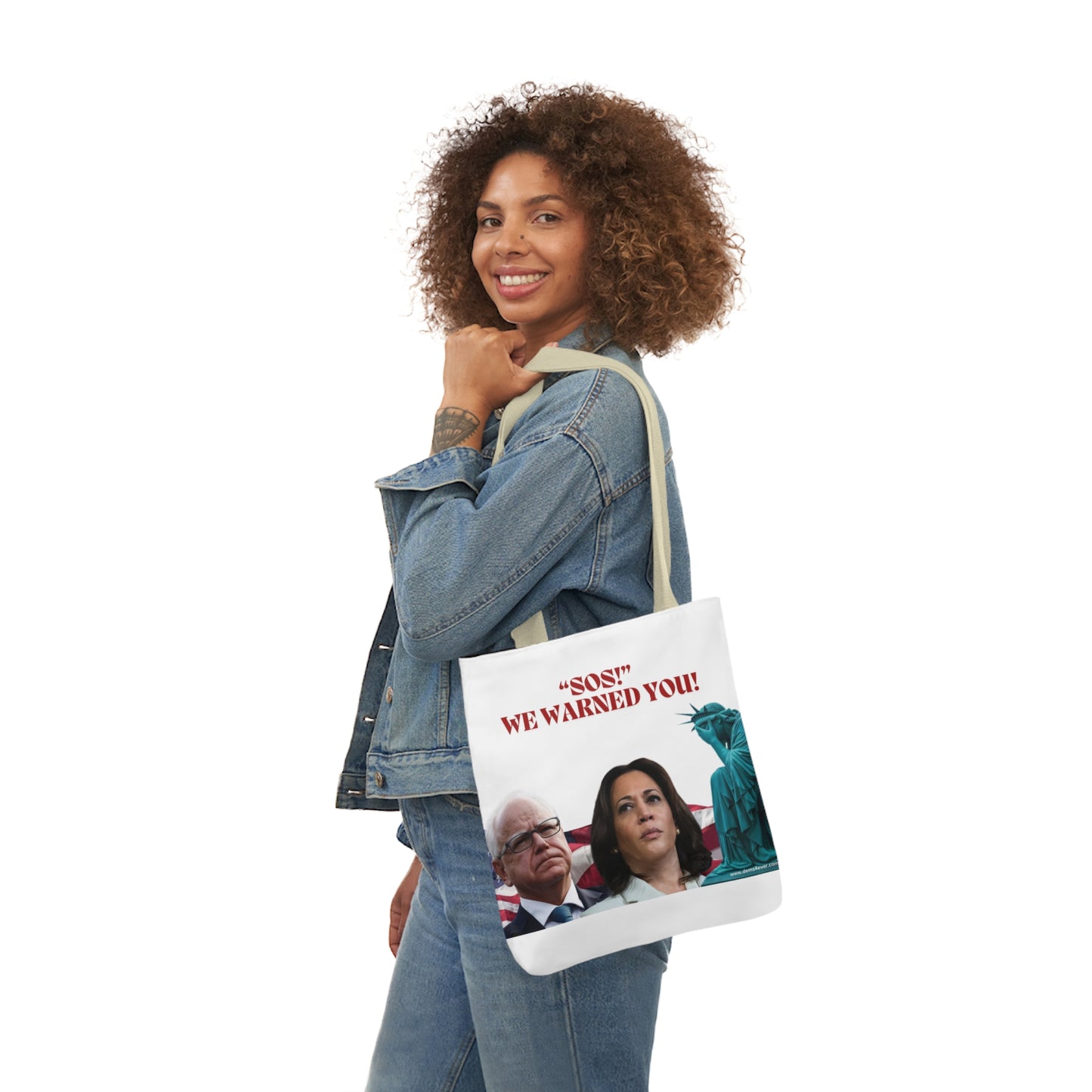 Canvas Tote Bag, 5-Color Straps
