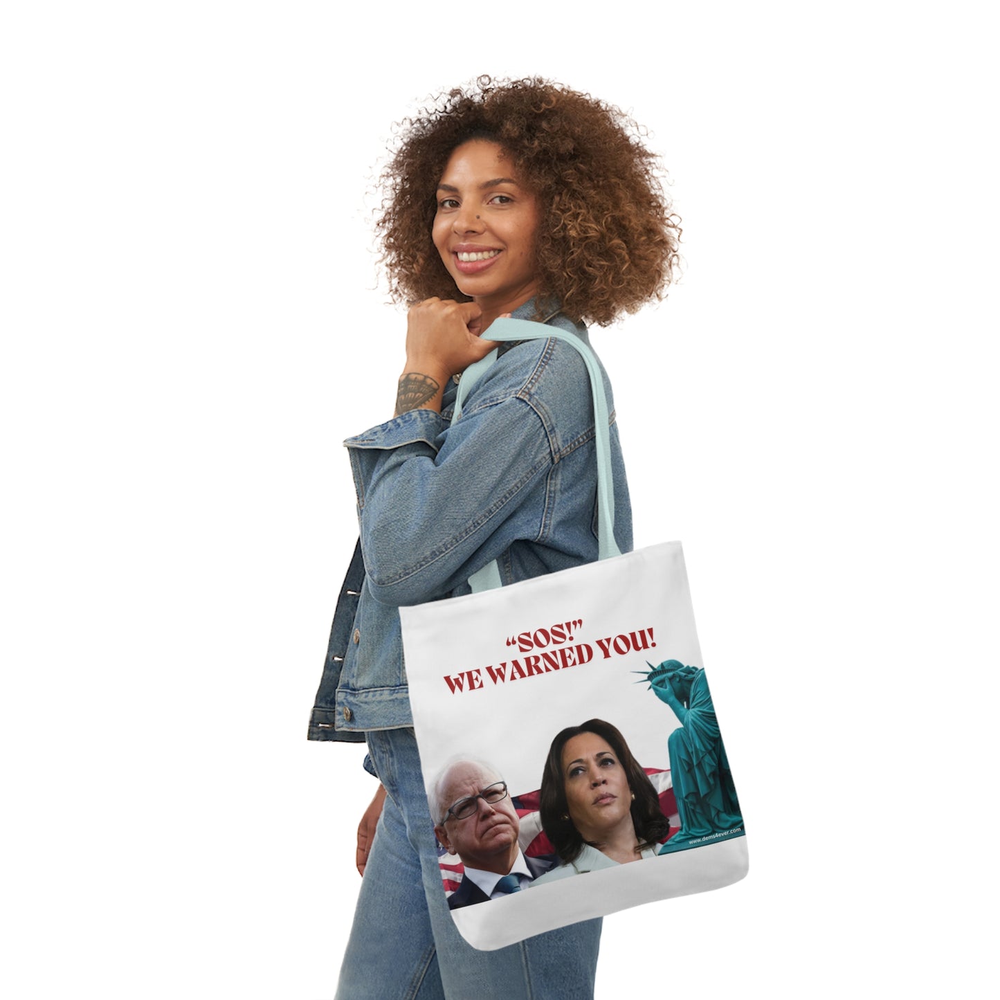 Canvas Tote Bag, 5-Color Straps