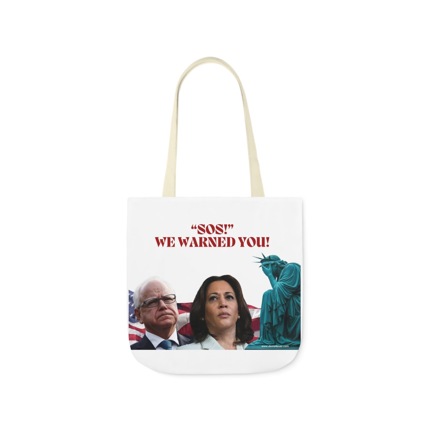 Canvas Tote Bag, 5-Color Straps