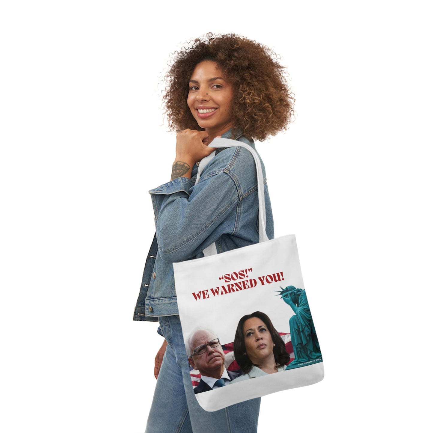 Canvas Tote Bag, 5-Color Straps